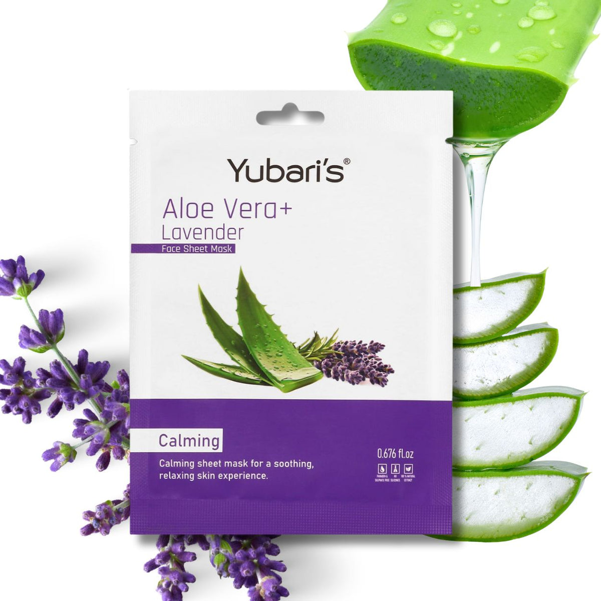 Aloe Vera + Lavender Face Sheet Mask