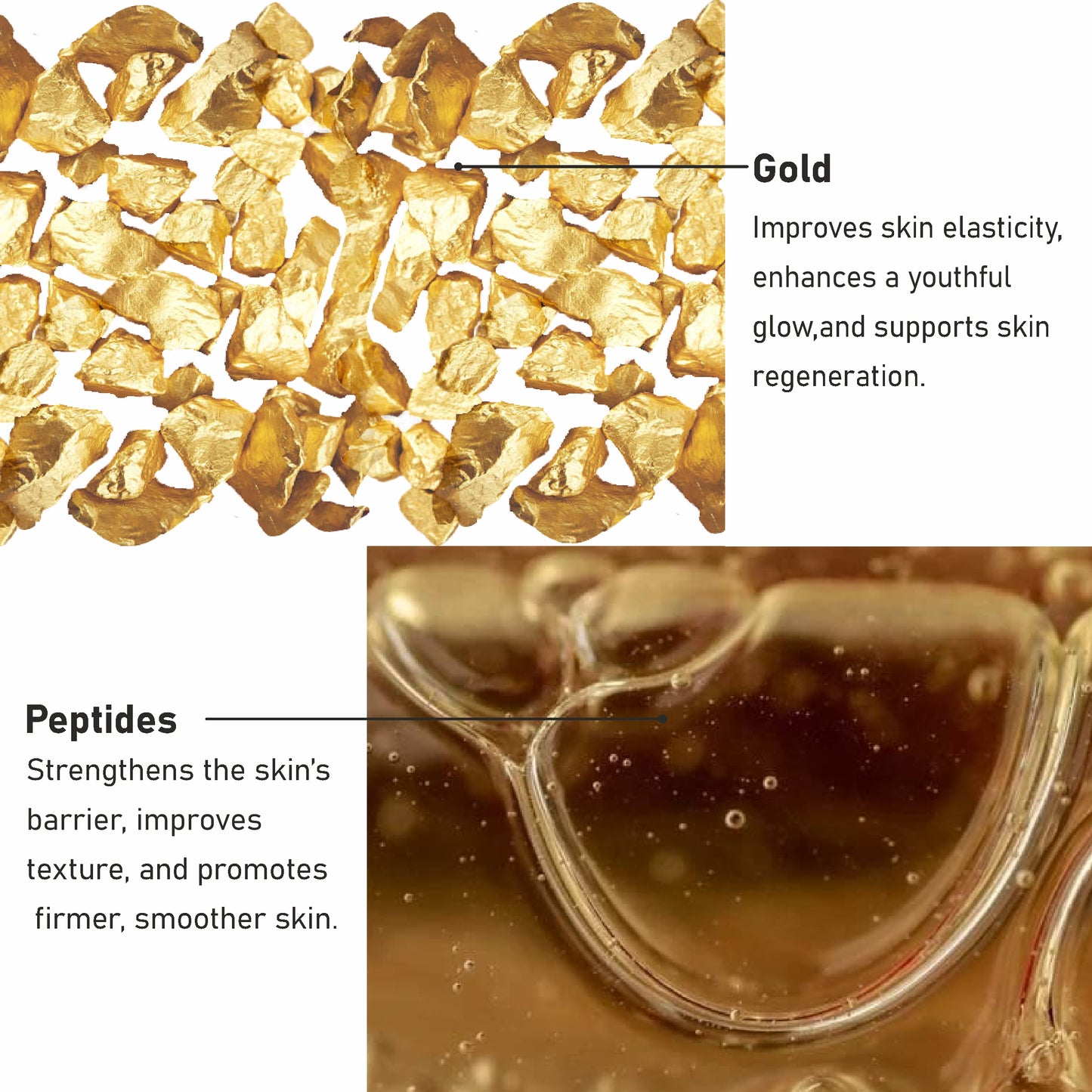 Gold + Peptides Firming Face Sheet Mask
