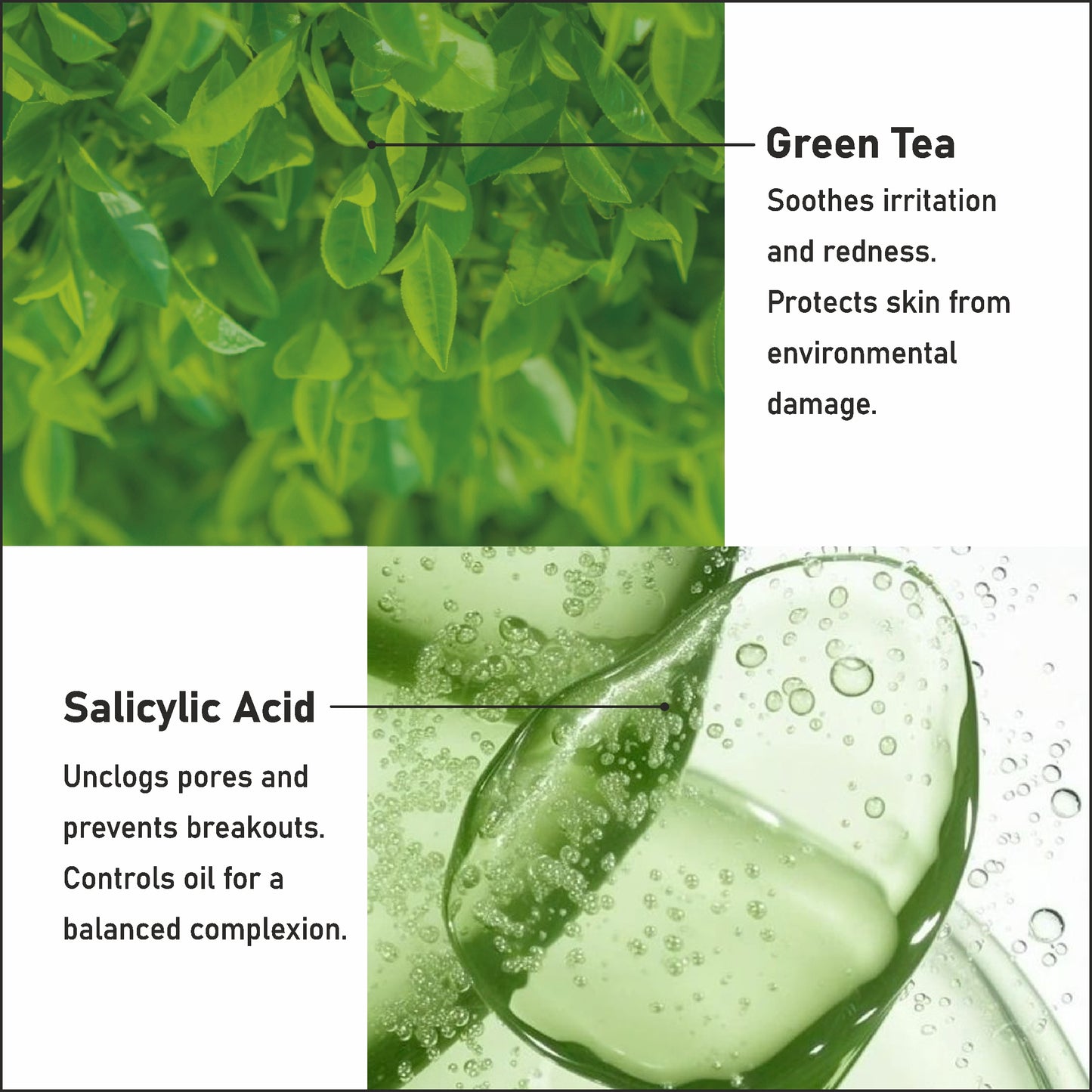 Green Tea + Salicylic Acid Purifying Face Sheet Mask