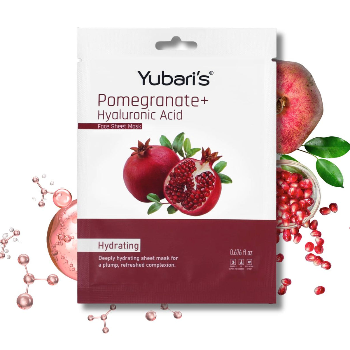 Pomegranate & Hyaluronic Acid Hydrating Sheet Mask