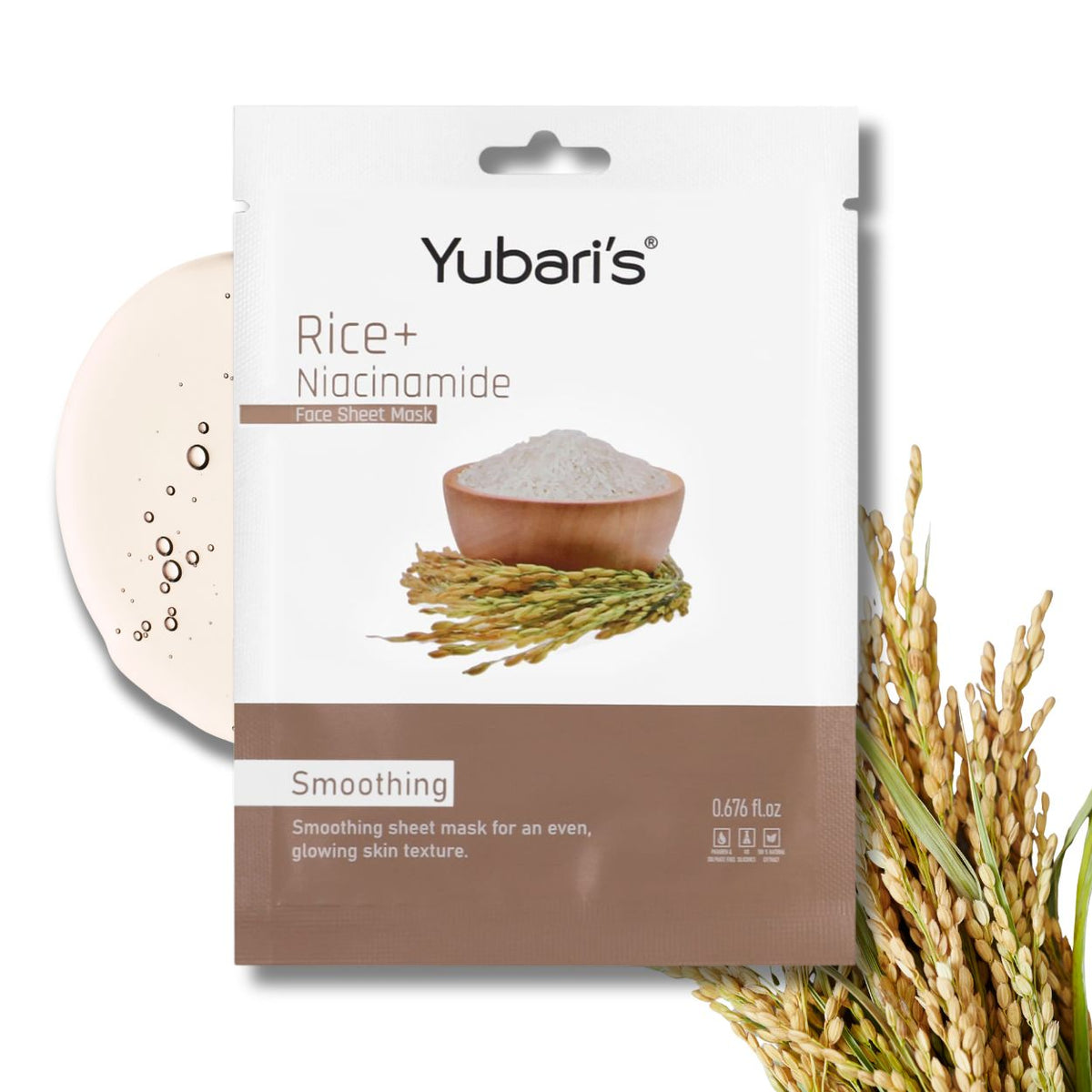 Rice + Niacinamide Smoothing Face Sheet Mask