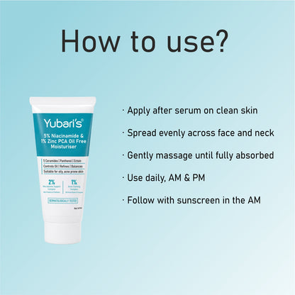5% Niacinamide &1% Zinc PCA Oil Free Moisturiser