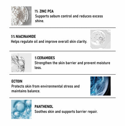5% Niacinamide &1% Zinc PCA Oil Free Moisturiser