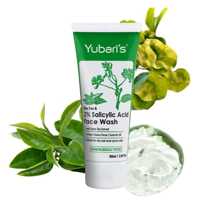 Kino Tree & 2% Salicylic Acid Face Wash with Green Tea Extract