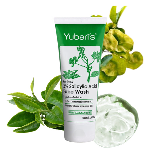 Kino Tree & 2% Salicylic Acid Face Wash with Green Tea Extract