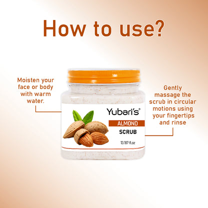 Almond Glow Face & Body Scrub