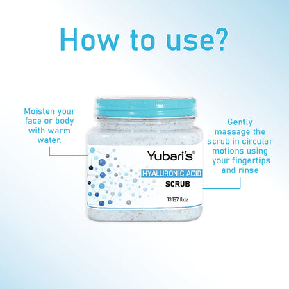 Hyaluronic Acid Hydrating Face & Body Scrub