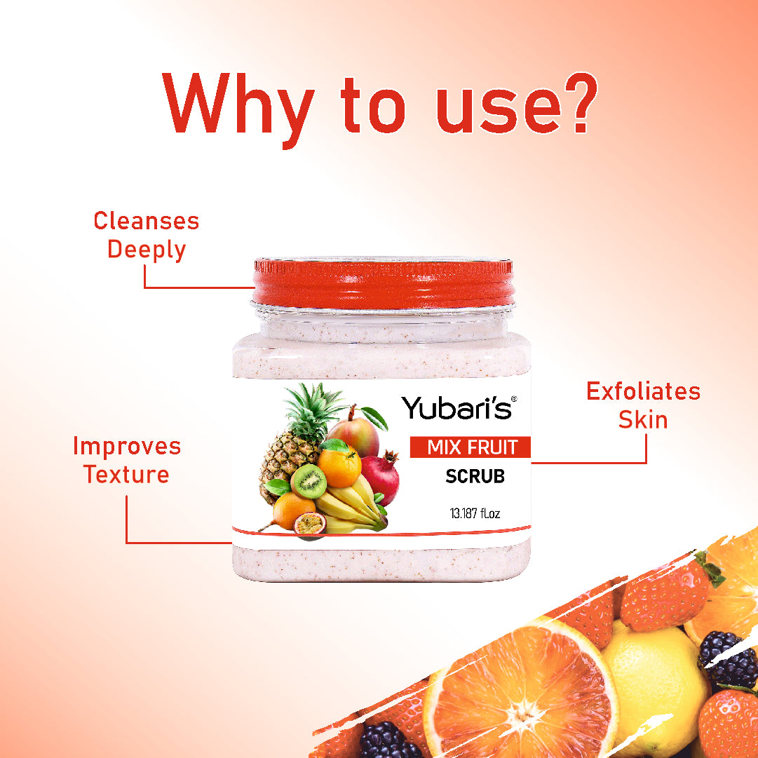 Mix Fruit Skin Polishing Face & Body Scrub