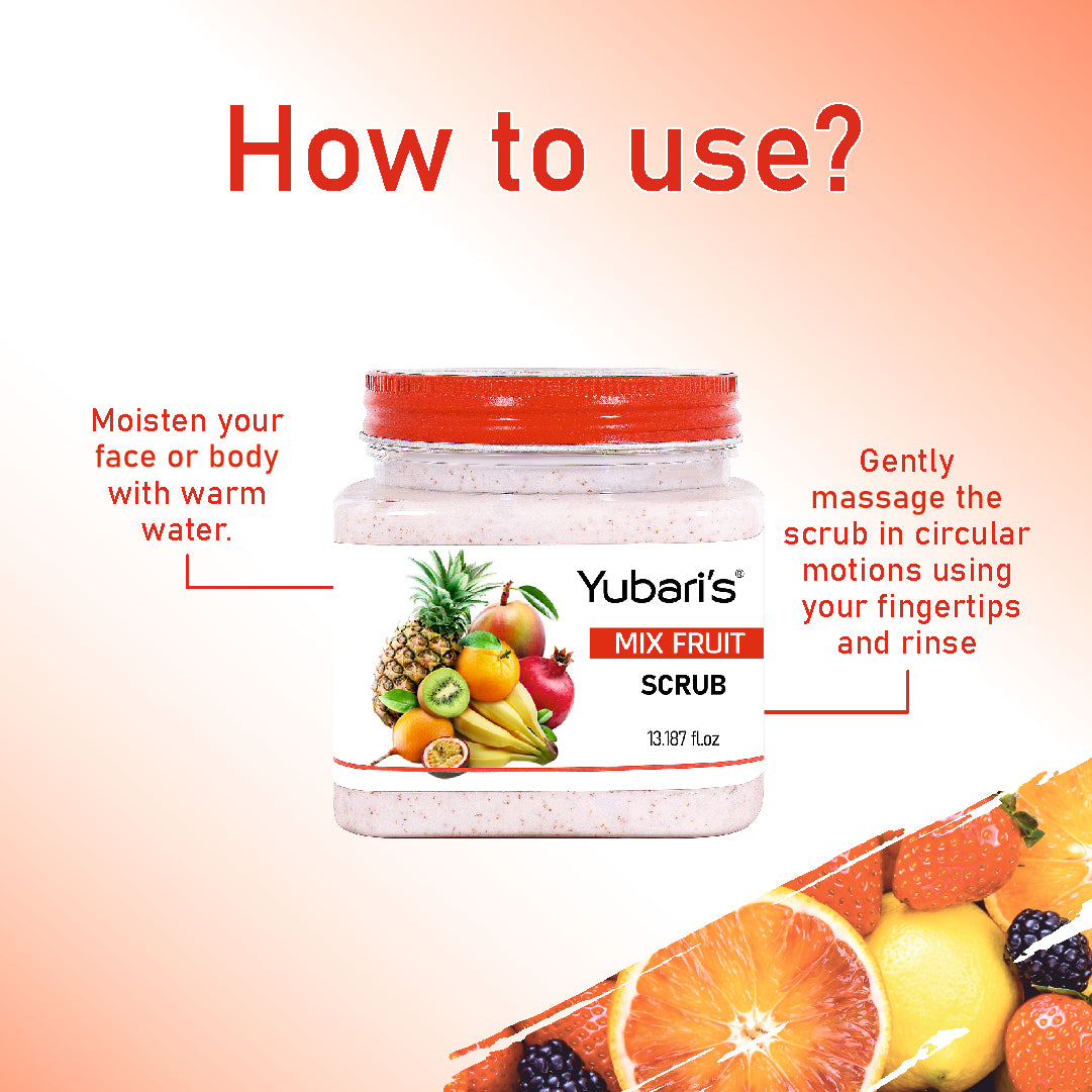 Mix Fruit Skin Polishing Face & Body Scrub