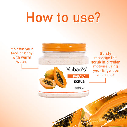 Papaya Skin Renewal Face & Body Scrub