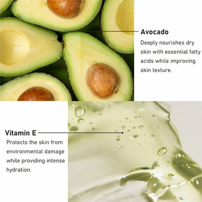 Avocado + Vitamin E Nourishing Face Sheet Mask