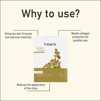 Gold + Peptides Firming Face Sheet Mask