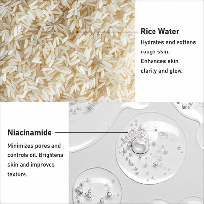 Rice + Niacinamide Smoothing Face Sheet Mask