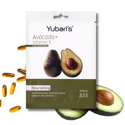 Avocado + Vitamin E Nourishing Face Sheet Mask