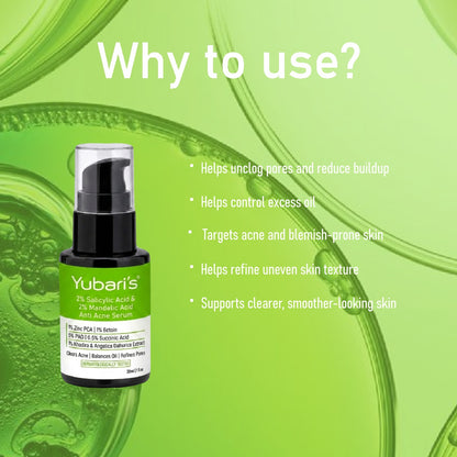 2% Salicylic Acid & 2% Mandelic Acid Anti Acne Serum