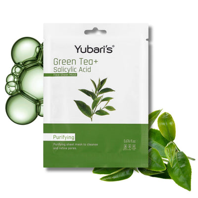 Green Tea + Salicylic Acid Purifying Face Sheet Mask