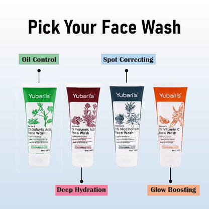 Safed Musli & 5% Niacinamide Face Wash with Rice Water Extract