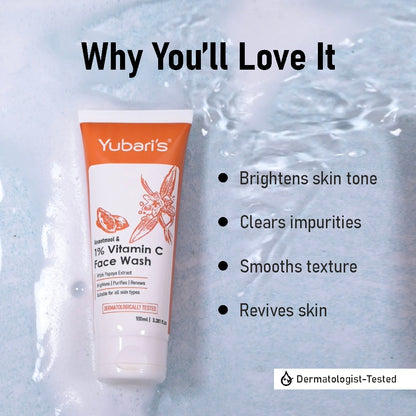 Anantmool & 1% Vitamin C Face Wash with Papaya Extract